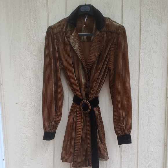 Free people what you need velvet suit Mini Dress. - Picture 4 of 7